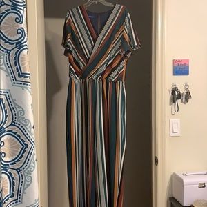 Multicolored Striped Apt 9 Jumpsuit